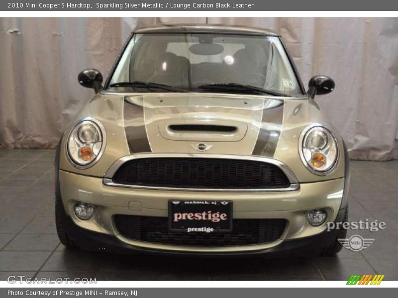 Sparkling Silver Metallic / Lounge Carbon Black Leather 2010 Mini Cooper S Hardtop