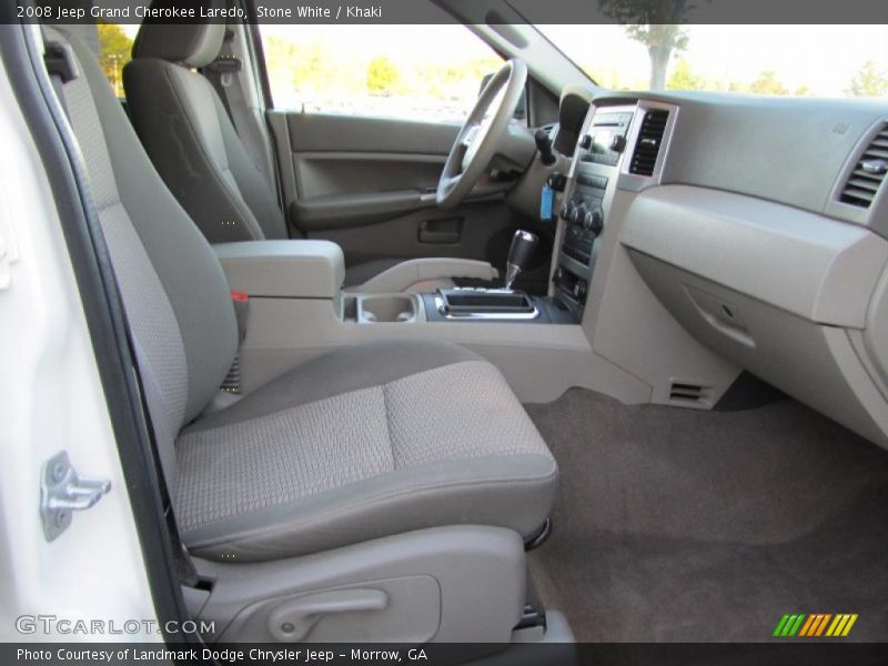Stone White / Khaki 2008 Jeep Grand Cherokee Laredo
