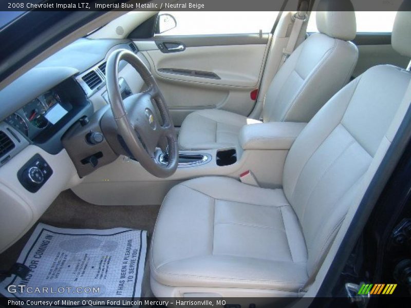  2008 Impala LTZ Neutral Beige Interior