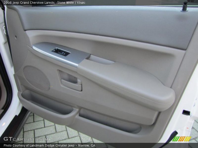 Stone White / Khaki 2008 Jeep Grand Cherokee Laredo