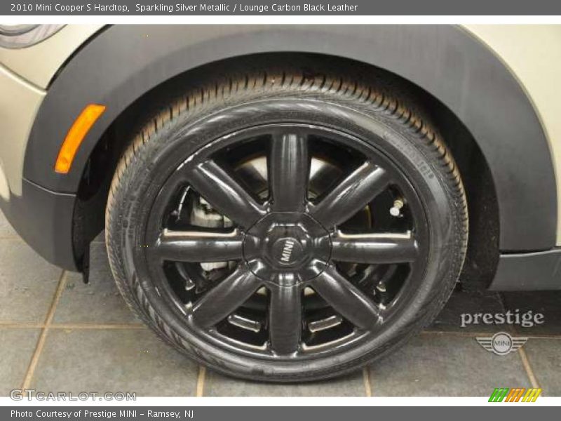Sparkling Silver Metallic / Lounge Carbon Black Leather 2010 Mini Cooper S Hardtop