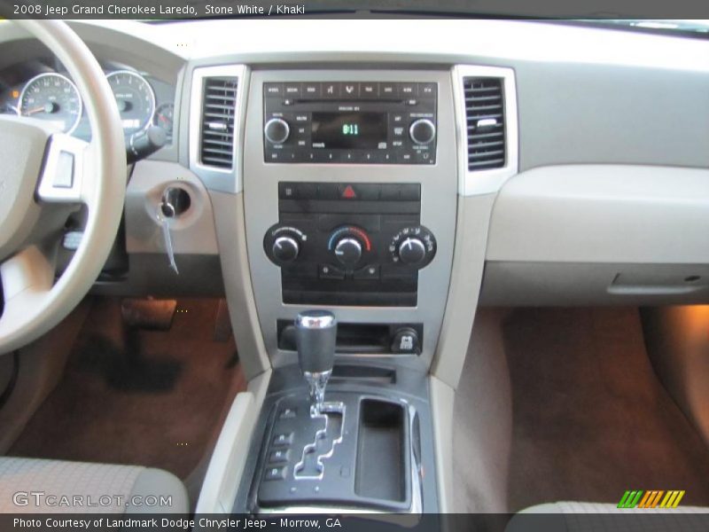 Stone White / Khaki 2008 Jeep Grand Cherokee Laredo
