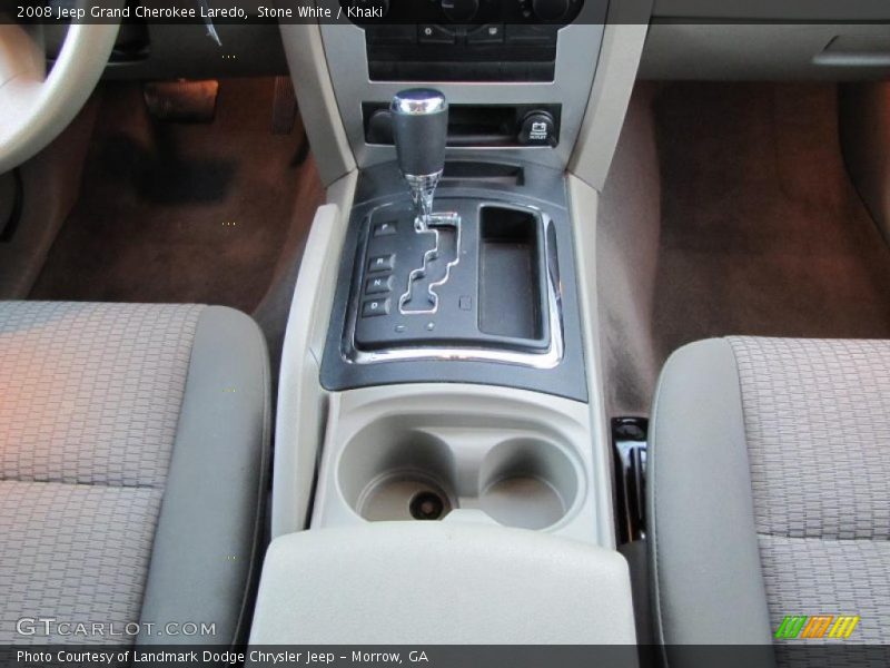 Stone White / Khaki 2008 Jeep Grand Cherokee Laredo