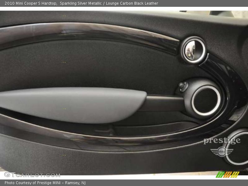 Sparkling Silver Metallic / Lounge Carbon Black Leather 2010 Mini Cooper S Hardtop