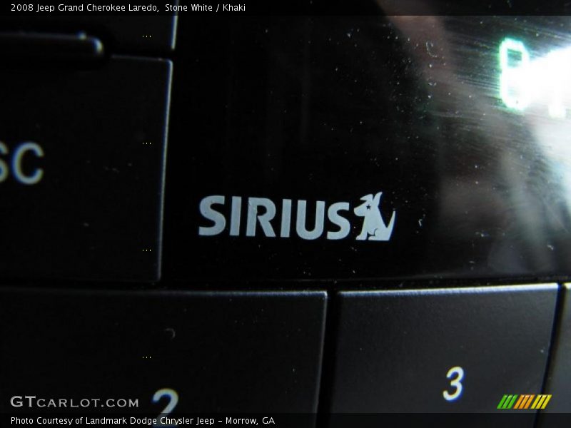 Stone White / Khaki 2008 Jeep Grand Cherokee Laredo