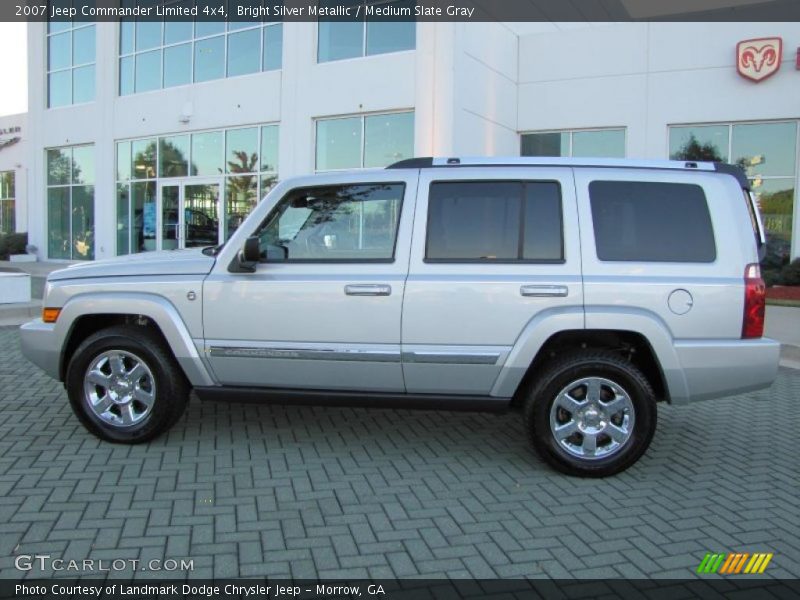 Bright Silver Metallic / Medium Slate Gray 2007 Jeep Commander Limited 4x4