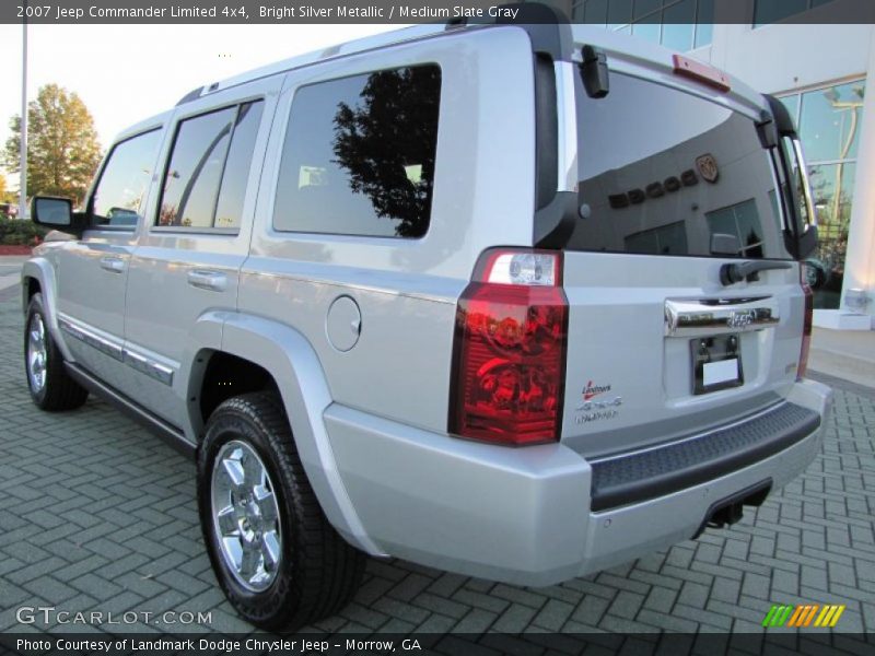 Bright Silver Metallic / Medium Slate Gray 2007 Jeep Commander Limited 4x4