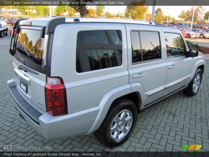 Bright Silver Metallic / Medium Slate Gray 2007 Jeep Commander Limited 4x4