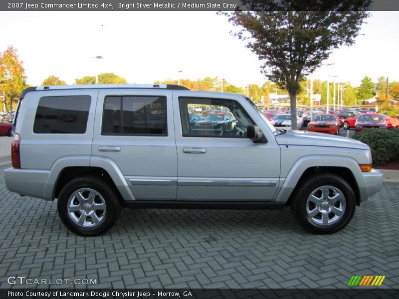 Bright Silver Metallic / Medium Slate Gray 2007 Jeep Commander Limited 4x4