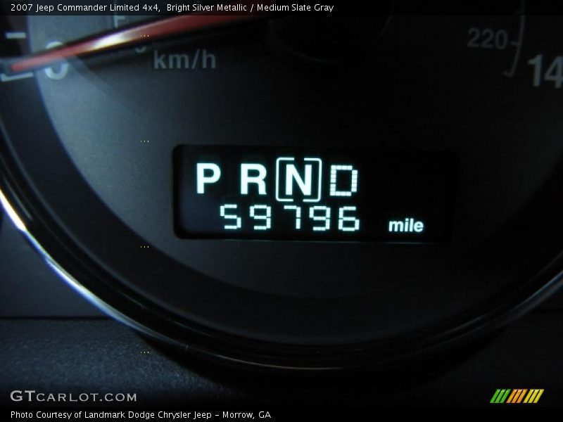 Bright Silver Metallic / Medium Slate Gray 2007 Jeep Commander Limited 4x4