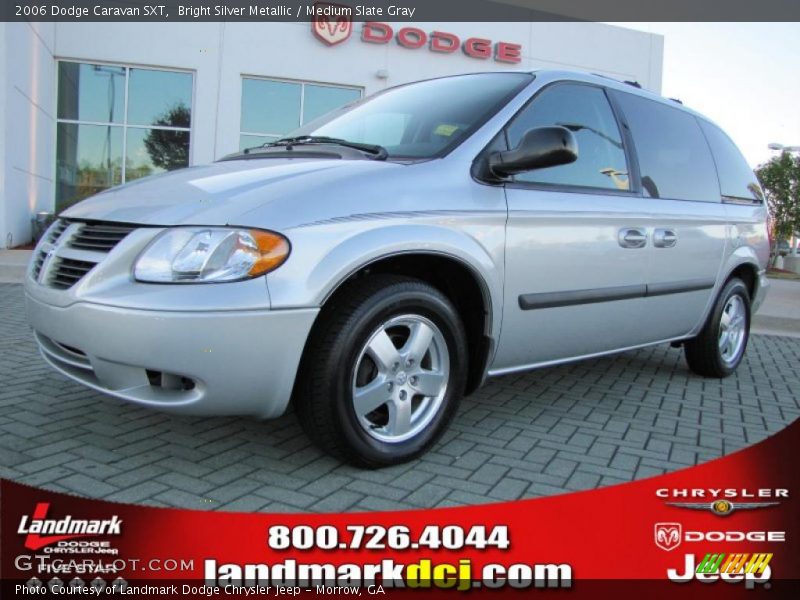 Bright Silver Metallic / Medium Slate Gray 2006 Dodge Caravan SXT