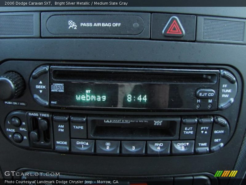 Bright Silver Metallic / Medium Slate Gray 2006 Dodge Caravan SXT