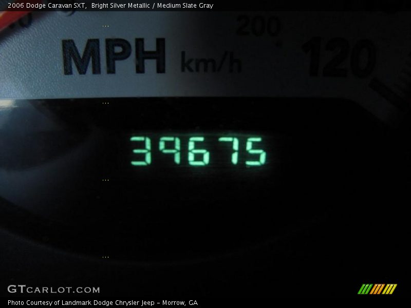 Bright Silver Metallic / Medium Slate Gray 2006 Dodge Caravan SXT