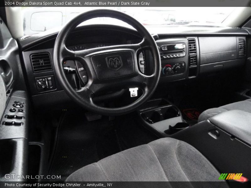Dark Slate Gray Interior - 2004 Dakota Sport Quad Cab 4x4 