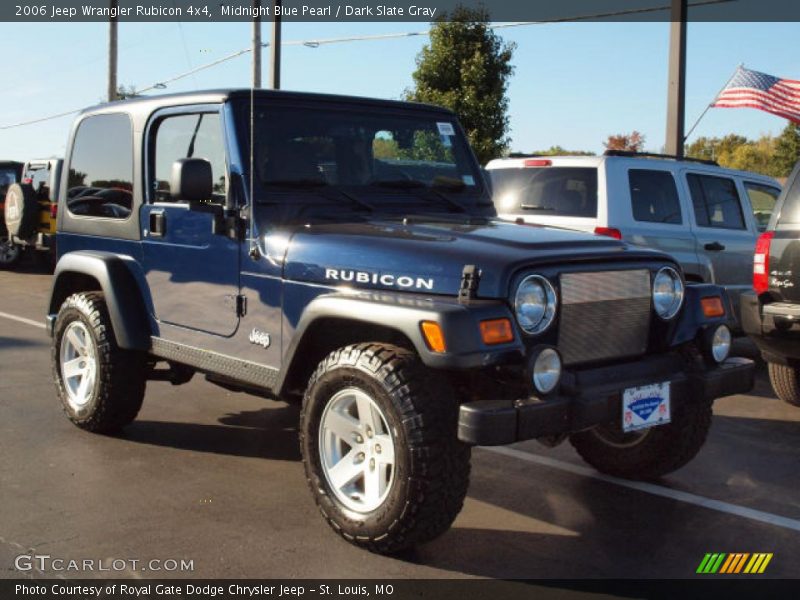 Midnight Blue Pearl / Dark Slate Gray 2006 Jeep Wrangler Rubicon 4x4
