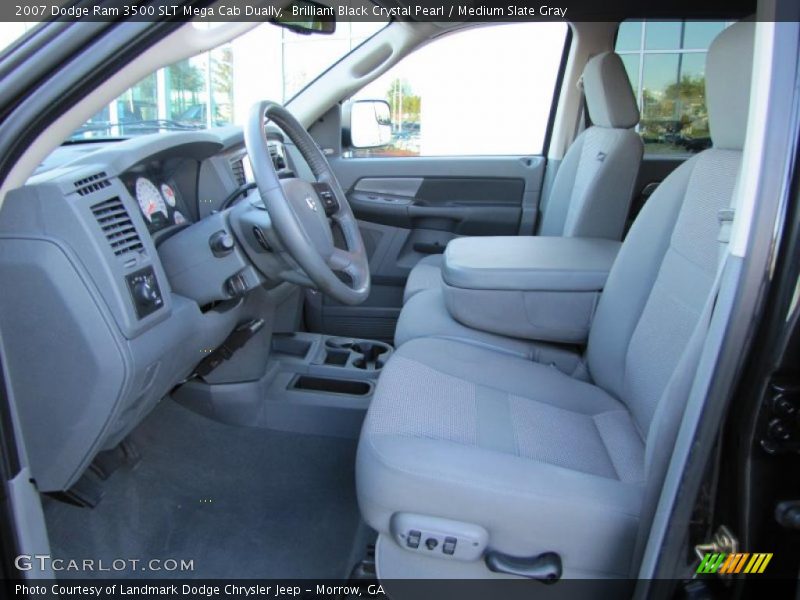 Medium Slate Gray Interior - 2007 Ram 3500 SLT Mega Cab Dually 