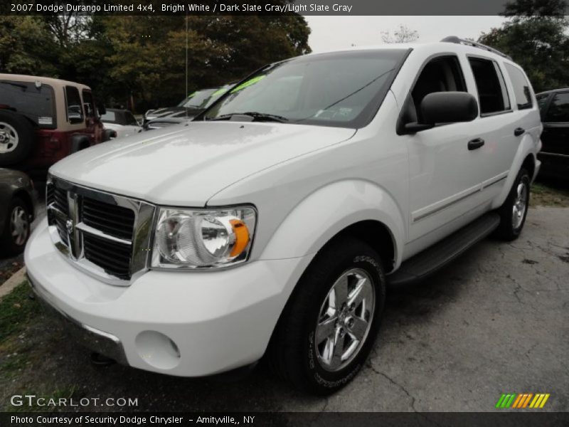 Bright White / Dark Slate Gray/Light Slate Gray 2007 Dodge Durango Limited 4x4