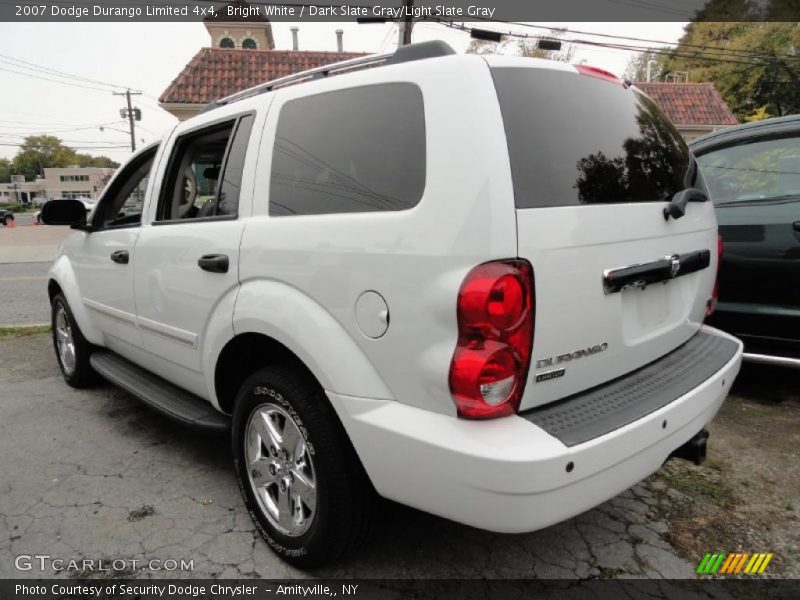 Bright White / Dark Slate Gray/Light Slate Gray 2007 Dodge Durango Limited 4x4