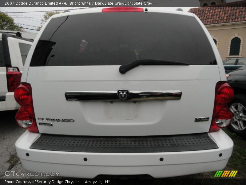 Bright White / Dark Slate Gray/Light Slate Gray 2007 Dodge Durango Limited 4x4