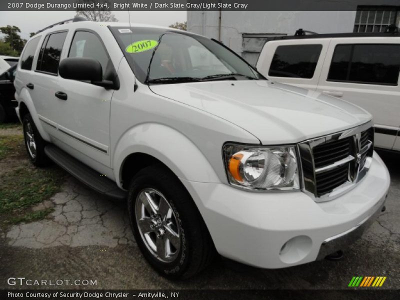 Bright White / Dark Slate Gray/Light Slate Gray 2007 Dodge Durango Limited 4x4