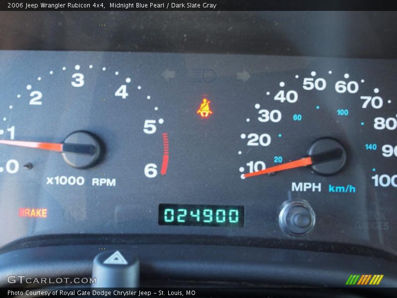 Midnight Blue Pearl / Dark Slate Gray 2006 Jeep Wrangler Rubicon 4x4