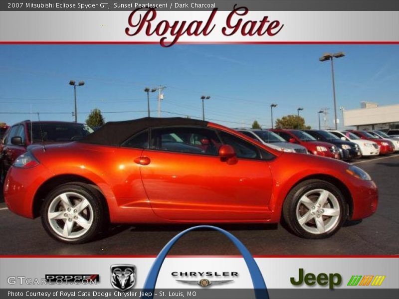 Sunset Pearlescent / Dark Charcoal 2007 Mitsubishi Eclipse Spyder GT