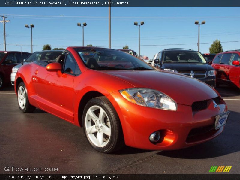 Sunset Pearlescent / Dark Charcoal 2007 Mitsubishi Eclipse Spyder GT