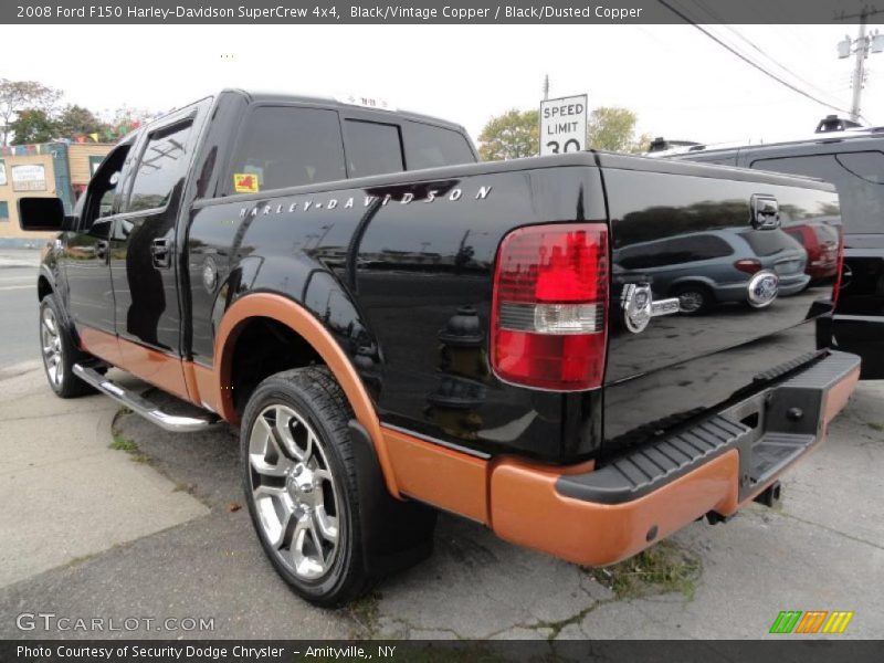 Black/Vintage Copper / Black/Dusted Copper 2008 Ford F150 Harley-Davidson SuperCrew 4x4