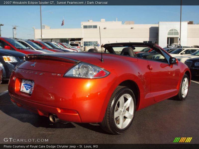 Sunset Pearlescent / Dark Charcoal 2007 Mitsubishi Eclipse Spyder GT