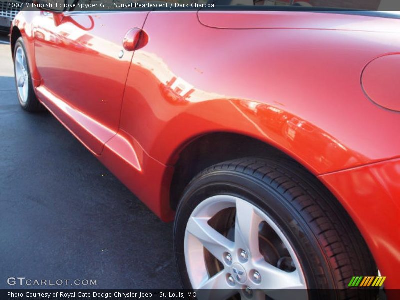 Sunset Pearlescent / Dark Charcoal 2007 Mitsubishi Eclipse Spyder GT