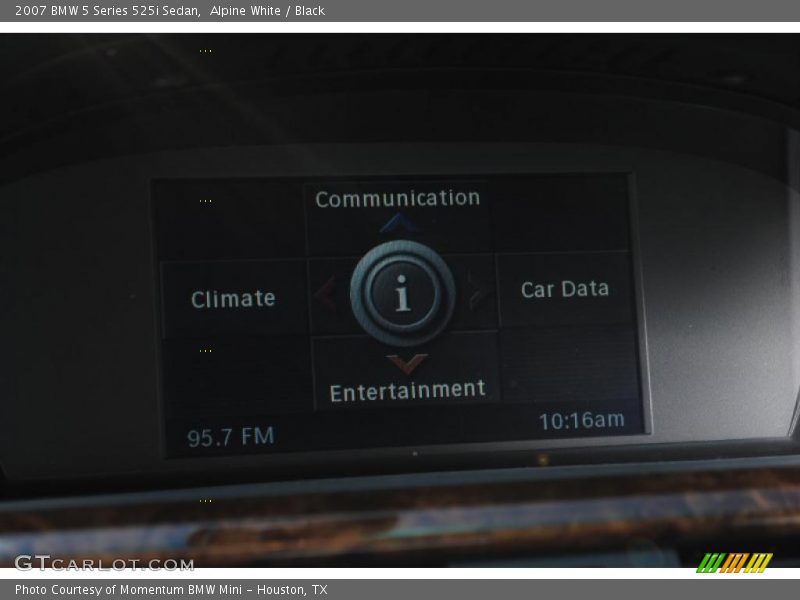 Alpine White / Black 2007 BMW 5 Series 525i Sedan