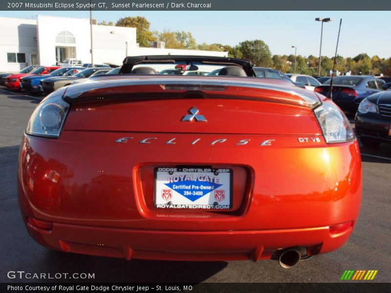 Sunset Pearlescent / Dark Charcoal 2007 Mitsubishi Eclipse Spyder GT