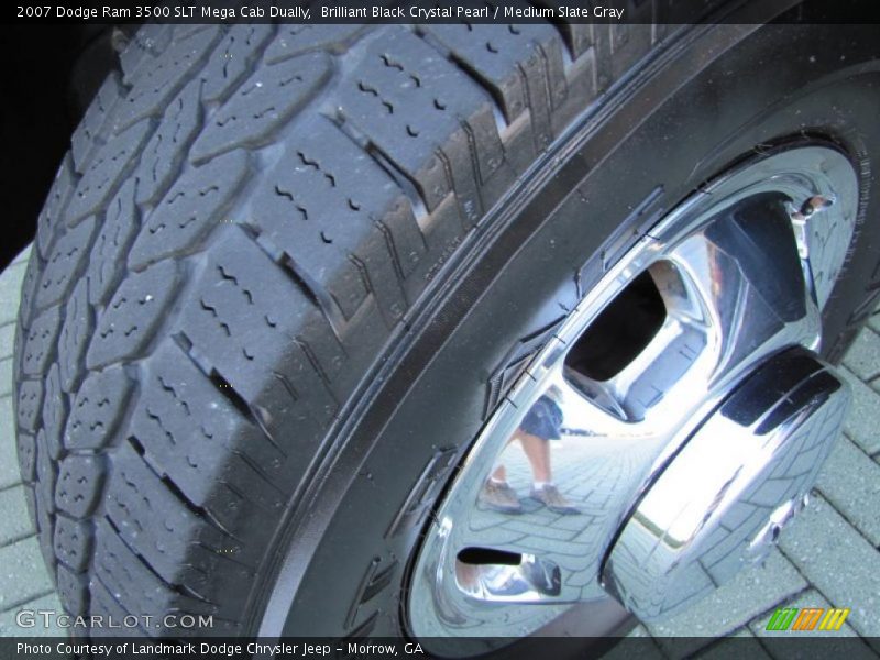 Brilliant Black Crystal Pearl / Medium Slate Gray 2007 Dodge Ram 3500 SLT Mega Cab Dually