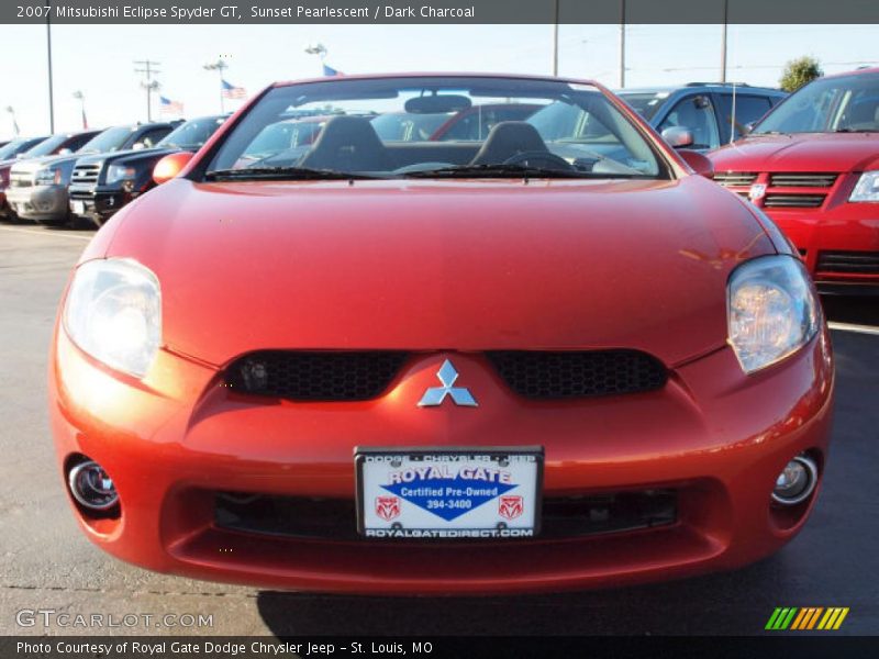 Sunset Pearlescent / Dark Charcoal 2007 Mitsubishi Eclipse Spyder GT