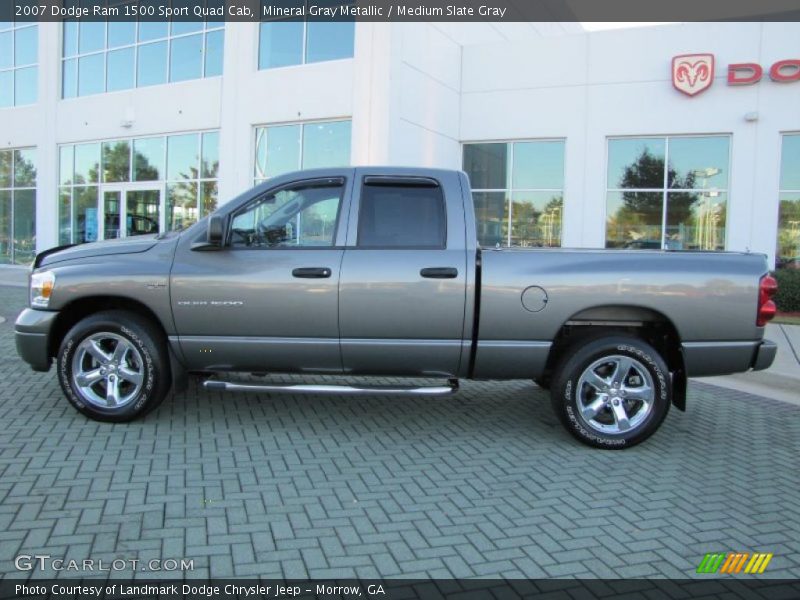 Mineral Gray Metallic / Medium Slate Gray 2007 Dodge Ram 1500 Sport Quad Cab