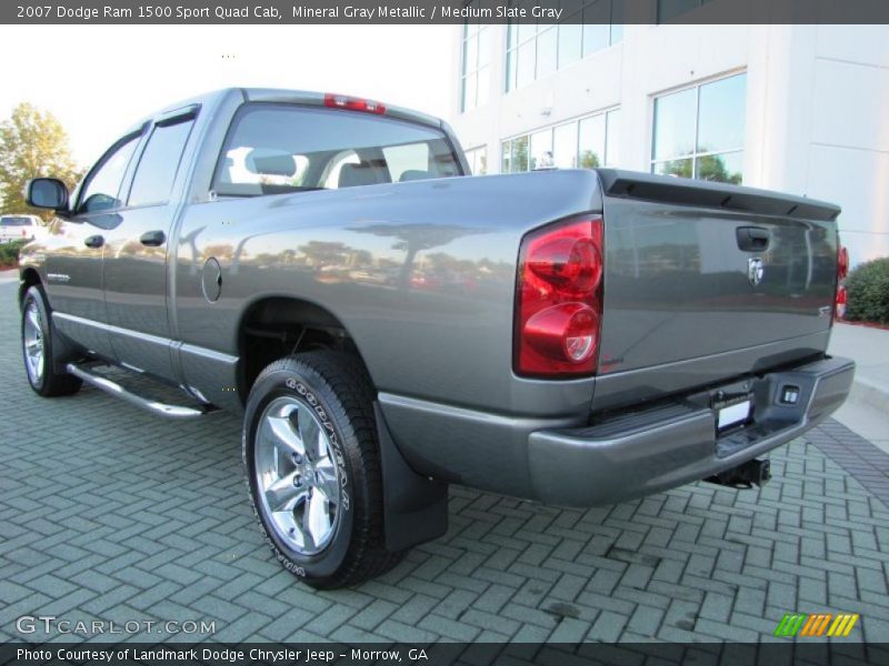 Mineral Gray Metallic / Medium Slate Gray 2007 Dodge Ram 1500 Sport Quad Cab