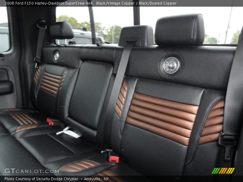  2008 F150 Harley-Davidson SuperCrew 4x4 Black/Dusted Copper Interior