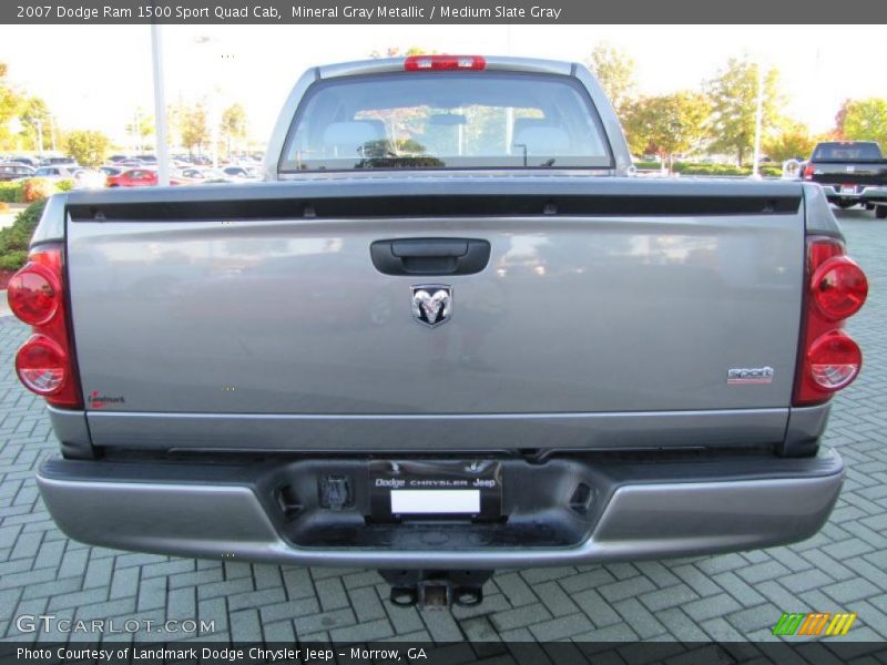 Mineral Gray Metallic / Medium Slate Gray 2007 Dodge Ram 1500 Sport Quad Cab