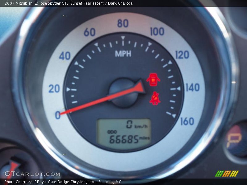 Sunset Pearlescent / Dark Charcoal 2007 Mitsubishi Eclipse Spyder GT