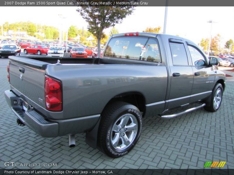 Mineral Gray Metallic / Medium Slate Gray 2007 Dodge Ram 1500 Sport Quad Cab