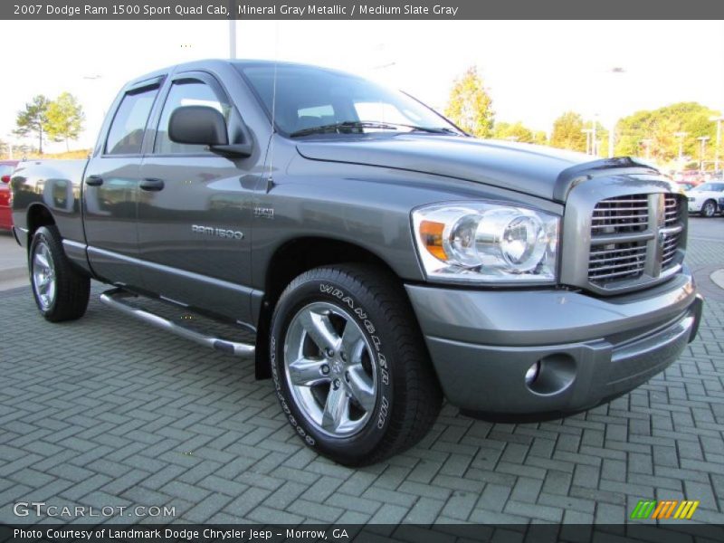 Mineral Gray Metallic / Medium Slate Gray 2007 Dodge Ram 1500 Sport Quad Cab