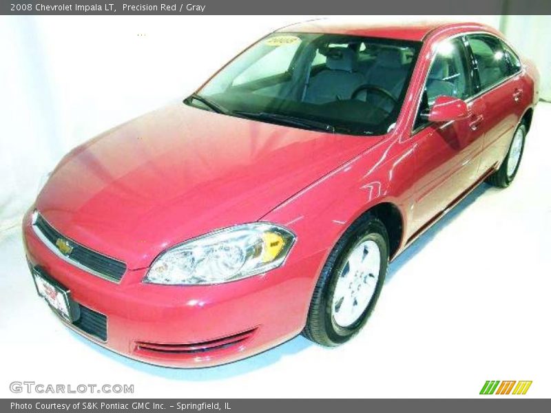 Precision Red / Gray 2008 Chevrolet Impala LT