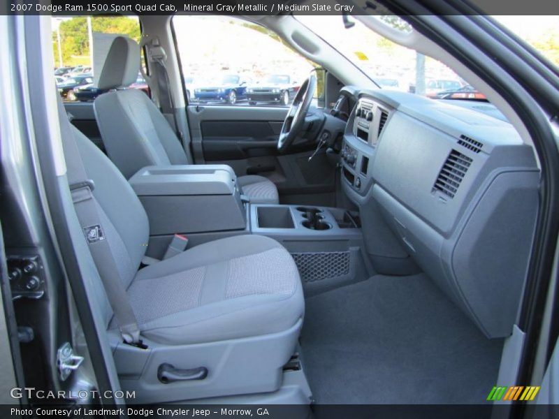 Mineral Gray Metallic / Medium Slate Gray 2007 Dodge Ram 1500 Sport Quad Cab