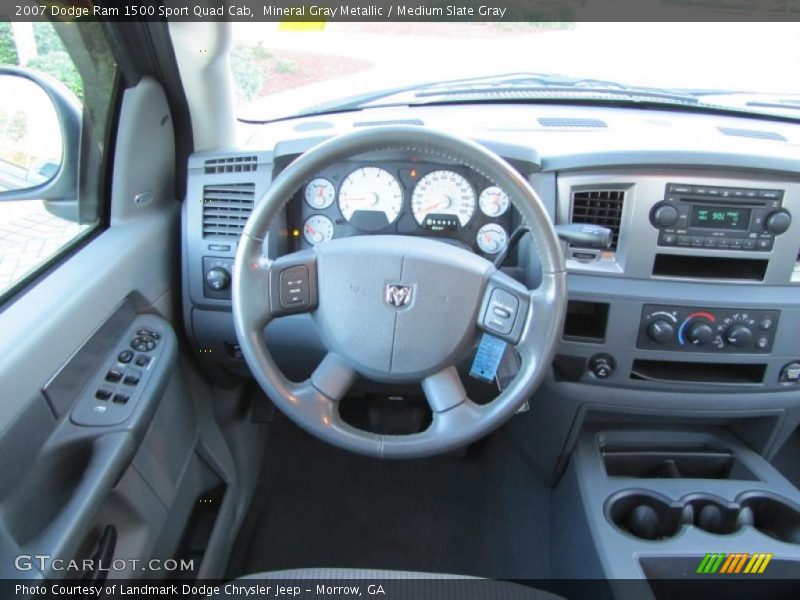 Mineral Gray Metallic / Medium Slate Gray 2007 Dodge Ram 1500 Sport Quad Cab