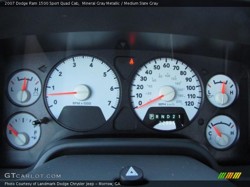 Mineral Gray Metallic / Medium Slate Gray 2007 Dodge Ram 1500 Sport Quad Cab