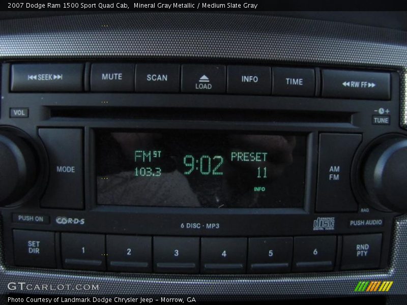 Mineral Gray Metallic / Medium Slate Gray 2007 Dodge Ram 1500 Sport Quad Cab
