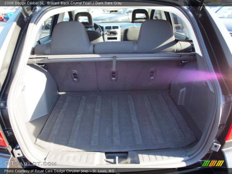 Brilliant Black Crystal Pearl / Dark Slate Gray 2008 Dodge Caliber SE
