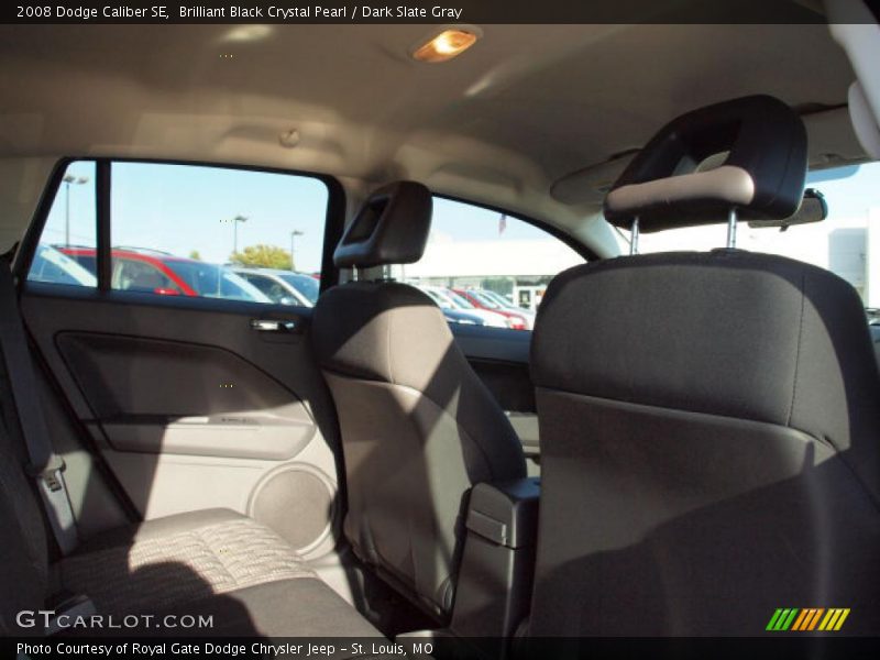 Brilliant Black Crystal Pearl / Dark Slate Gray 2008 Dodge Caliber SE