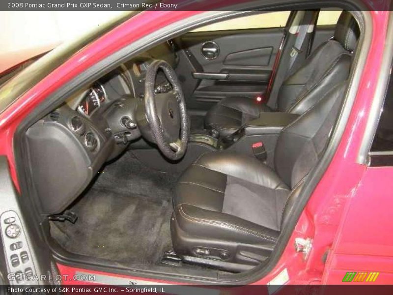 Crimson Red / Ebony 2008 Pontiac Grand Prix GXP Sedan
