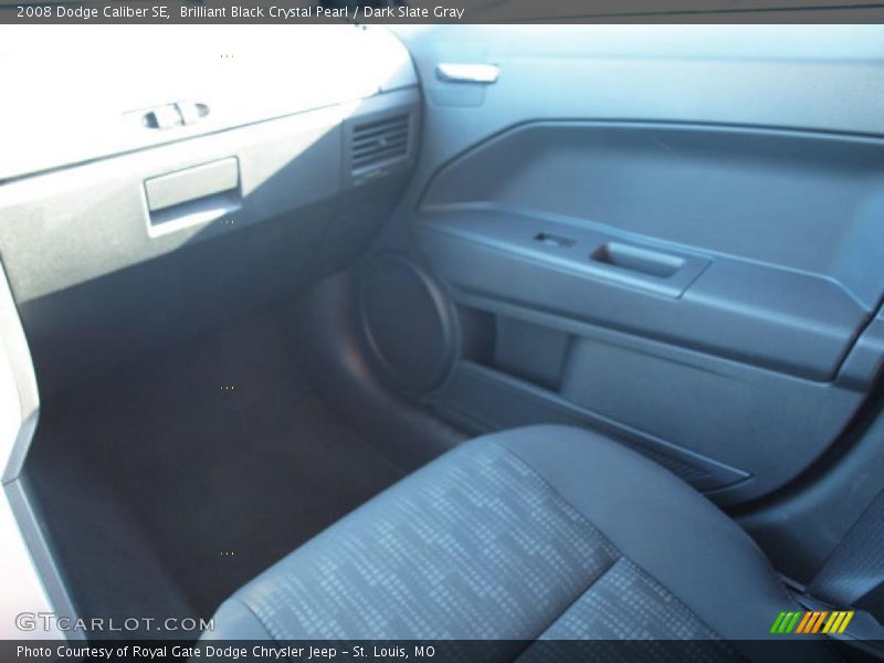Brilliant Black Crystal Pearl / Dark Slate Gray 2008 Dodge Caliber SE
